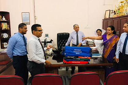 Patient Transger Bag to Kalubowila Teaching Hospital